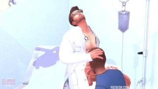 Doktor pieprzy Black pacjentkę: Sims 4