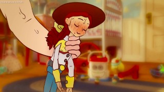 Превратил игрушку Jessie в настоящую ДЕВУШКУ (️ ω ️) Хентай Toy Story 2d (Мультфильм)