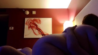 Bbw vrouw komt klaar op mijn pik