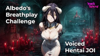 Albedo's Hentai Ademspel JOI Challenge [Overlord] (Femdom, Rijden, Creampie)