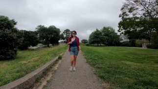 Wonderfull blowjob and creampie after a hot walk 🍑🍆
