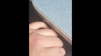 Abspritzen in meinem Pausenraum