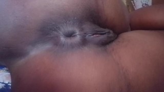 Amateur ebony play with tight asshole why talking dirty pussy fingering