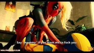 Deadpool kontra Wolverine. Crazy Sexual Fight - Trailer - MollyRedWolf