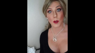 Crossdresser sexy conta história sobre uma noite selvagem!