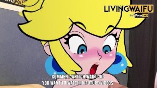 Princess Peach Real LIVING WAIFU MARIO BROSS Пародия ХЕНТАЙ r34 СУПЕР порно правило 34 обнаженный косплей XXX