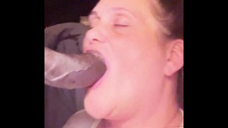 Nie mogę od tego uciec, jeden w twarz Thick BBC CuM