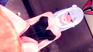 EMILIA EM TERNO DE COELHINHA FAZ COISAS 🔥 SUJAS RE ZERO HENTAI