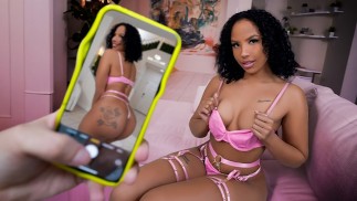 Cute Ebony Сводная Сестра Трахается Лучше, Чем Бывшая