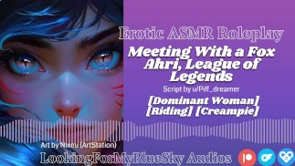 ASMR rollenspel | Ontmoeting met een vos (Ahri van League of Legends verleidt je)