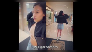 escândalo no centro comercial