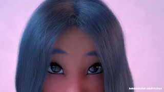 Lucy - Představení nového modelu (pózování s krátkou smyčkou a škádlení Giantess Mouth)