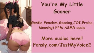O domínio feminino suave de ébano ajuda você a goon [áudio F4M ASMR]
