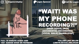 MÓJ TELEFON NAGRAŁ, JAK SIĘ MASTURBUJĘ PRZEZ PRZYPADEK! Przyszedłem tak ciężko i tak bardzo! [M4A] [Erotyczne audio]