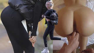 Poranny jogging po ulicy zakończył się niepohamowanym seksem