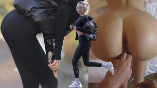 Poranny jogging po ulicy zakończył się niepohamowanym seksem