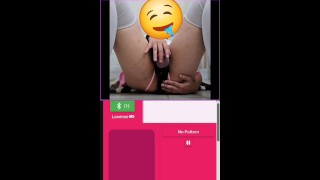 Dejando que la gente al azar controle mi Lovense xToys hasta que me corro