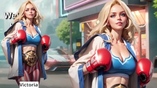 Похоть Goddess встречайте Victoria