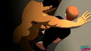 ESTE TWINK DE 19 ANOS ESTÁ OBCECADO COM SEU GALO GRANDE S URSO 55Y - HENTAI BARA YAOI - HOSTEL EP2/2