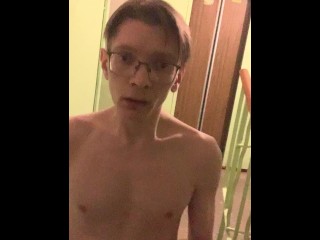 Naked Walking in the Stairwell