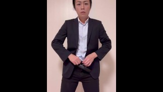 サンプル イケメンリーマン君のアナルオナニー