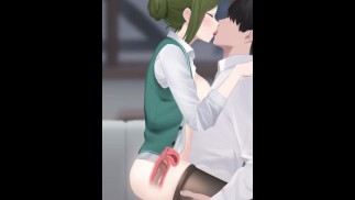 Hentai X-ray neuken student cum binnen