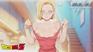 🫢 esto me da ganas de ver el resto ... Android 18 facial después de mamada | DBZ hentai porno