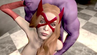 Scarlet Witch cavalca il grosso cazzo di Thanos