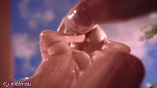 Stranded On A Deserted Island - Lesbian to Futa - 3D Porn - Wild Life