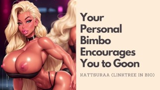 F4M | Tu bimbo personal te anima a goon | JOE | Cumslut | Gimiendo