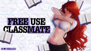 CHICA NERD DE USO GRATUITO FOLLADA EN LA BIBLIOTECA | Hentai ASMR Audio Roleplay Yumprincess