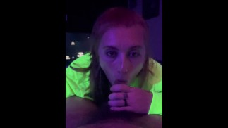 Rosto cheio de porra final para noite de encontro
