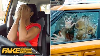Fake Driving School-これは彼女の最初のレッスンだけだったFUCK