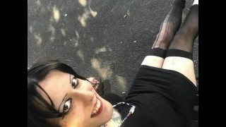 Goth miliardaria tgirl