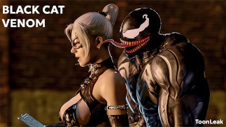 Venom attrapé une Black Cat