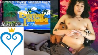 Trans dziewczyna gra w Kingdom Hearts Stream Controls Vibe LV 1 Proud Mode Destiny Islands