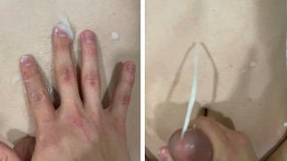 Mój bb jeździ na moim penisie i spuszcza się na mój brzuch