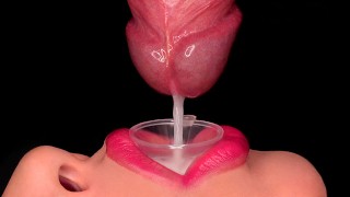 NAHAUFNAHME: Das beste Melkmaul ließ dich durch den TRICHTER kommen! SPERMA FÜTTERN! Sinnlicher BLOWJOB ASMR 4K