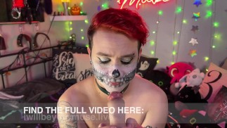 Sexy Esqueleto Chupa DIck