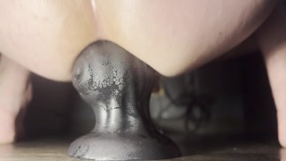 4K !! Je me sentais aventureux d’essayer et HILT mon jouet Siilcone Noué de 28cm BBC !