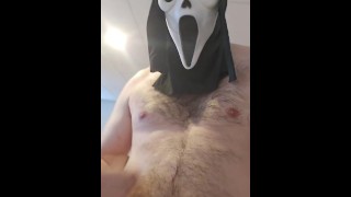Jeu de couteau fantôme visage
