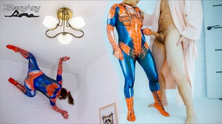 😱スパイダービッチが赤毛を捕まえた-XSANYANY