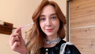 Co zrobić, jeśli twoja pokojówka jest w ciąży po creampie? Znowu pierdol ją mocno! - Loly Nebel