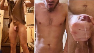 サウナで筋肉質のパパはあなたをオーガズムにファックします