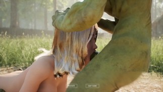 Sexo em grupo de elfos leves com duendes