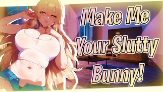 [F4M] "Nenn mich T Bunny, ich HASSE es, Bunny zu sein; Ich bin NICHT dein guter kleiner Fuckbunny" 🐰 [Lewd ASMR]