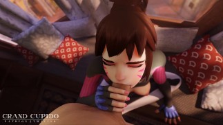 D.va Liebevoller sanfter Blowjob [Overwatch] [Grand Cupido]