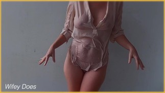 Wifey stordisce in questa compilation di magliette bagnate