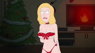 Rick and Morty - A Way Back Home - Cena de sexo Only - Parte 62 Beth Em Traje De Natal Sexy Por LoveSkySanX