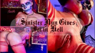 Monja siniestra da JOI en el infierno